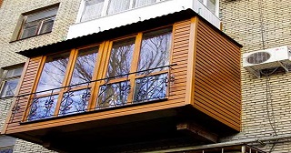 Внешняя отделка балкона Димитровград цена от 1034 руб. м/2.