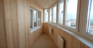 Отделка, остекление, утепление балконов в Димитровграде от 207 руб. м/2.